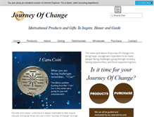Tablet Screenshot of journeyofchange.com